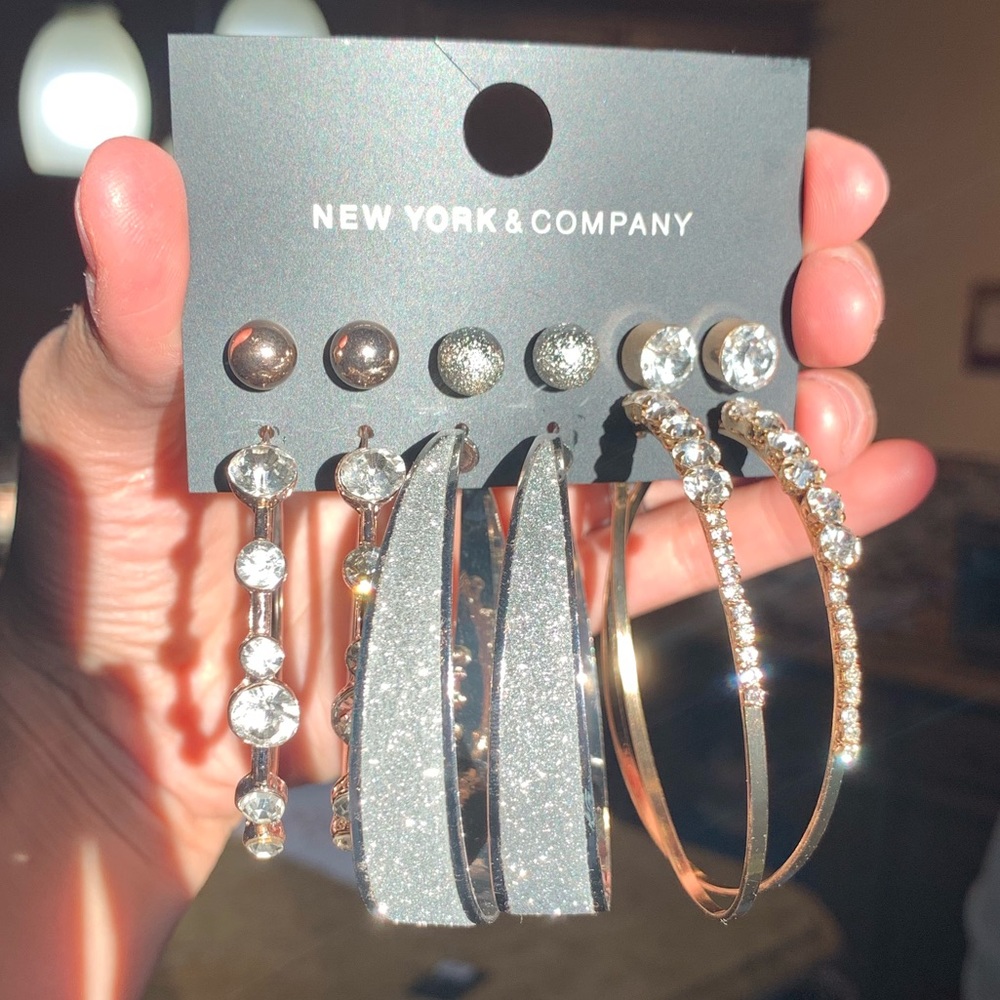 New York & Company: NWT 6 Pairs Earring Set